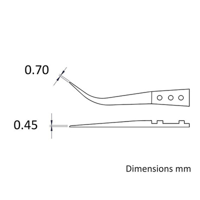 ideal-tek Zirconia Toughened Aluminium, Tweezer Tips