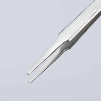 Knipex 120 mm, Stainless Steel, Smooth, Tweezer