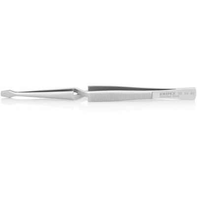 Knipex 160 mm, Stainless Steel, Serrated, Tweezer