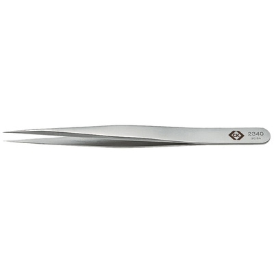 EUROSTAT 110 mm, Stainless Steel, ESD Tweezers