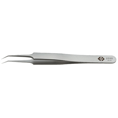 EUROSTAT 110 mm, Stainless Steel, ESD Tweezers