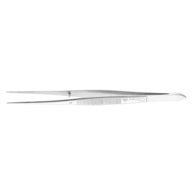 Facom 155 mm, Stainless Steel, Grooved, Tweezers