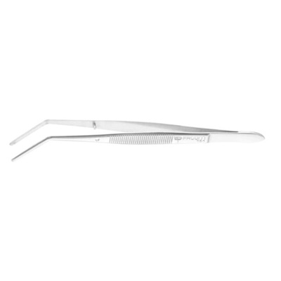 Facom 155 mm, Stainless Steel, Grooved, Tweezers