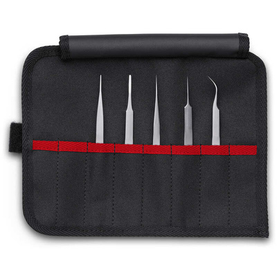 Knipex 120 mm, Stainless Steel, Tweezer Set
