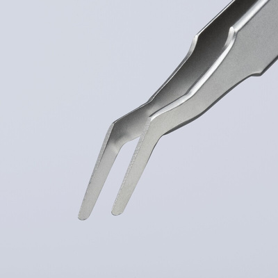 Knipex 120 mm, Stainless Steel, Smooth, Tweezer