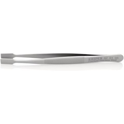 Knipex 120 mm, Stainless Steel, Smooth, Tweezer
