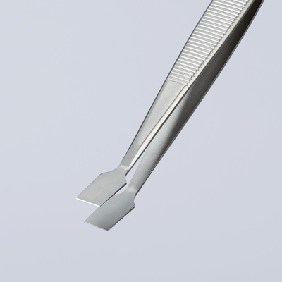 Knipex 120 mm, Stainless Steel, Smooth, Tweezer