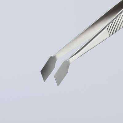 Knipex 120 mm, Stainless Steel, Smooth, Tweezer