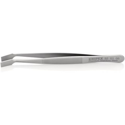 Knipex 120 mm, Stainless Steel, Smooth, Tweezer