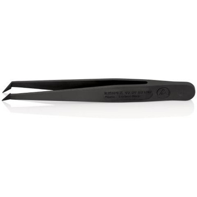 Knipex 115 mm, Plastic, Smooth, ESD Tweezer