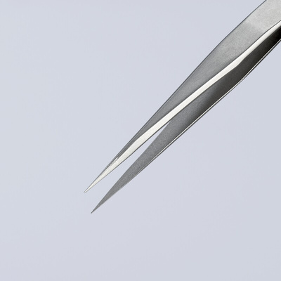 Knipex 110 mm, Stainless Steel, Smooth, Tweezer