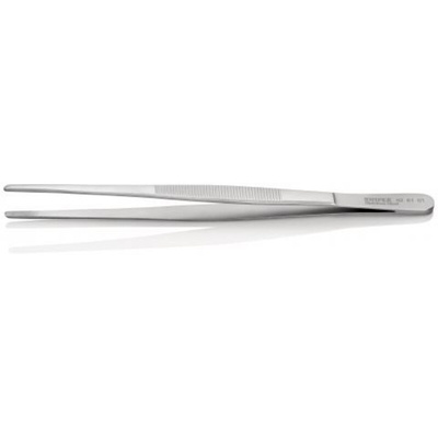 Knipex 200 mm, Stainless Steel, Serrated, Tweezer