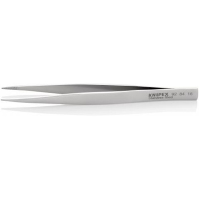Knipex 125 mm, Stainless Steel, Carbon Fibre Reinforced Plastic, Serrated, Tweezer