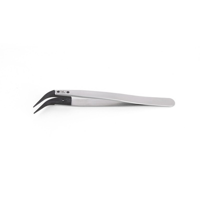 ideal-tek 120 mm, Stainless Steel, Curved, Fine, Tweezer