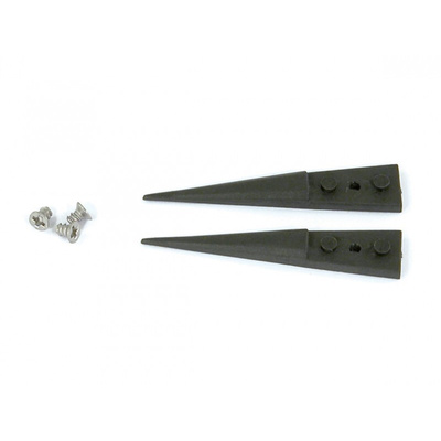 ideal-tek 40 mm, Carbon Fibre, Straight Fine, Tweezer Tips