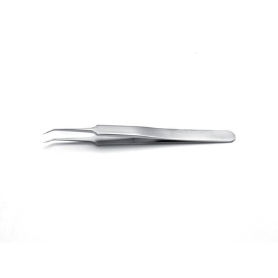 ideal-tek 110 mm, Stainless Steel, Bent, Extra Fine, Tweezer