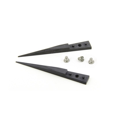 ideal-tek 50 mm, Zirconia Toughened Aluminium, Fine, Straight, Tweezer Tips