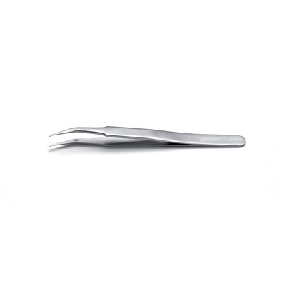 ideal-tek 120 mm, Stainless Steel, Angle, Tweezer