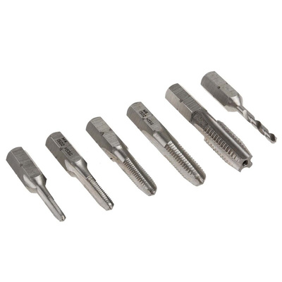 RS PRO Tap & Drill Set, M3 to M10 Thread