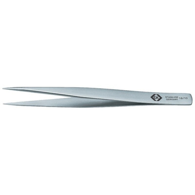 CK 130 mm, Stainless Steel, Fine, Straight, Tweezer