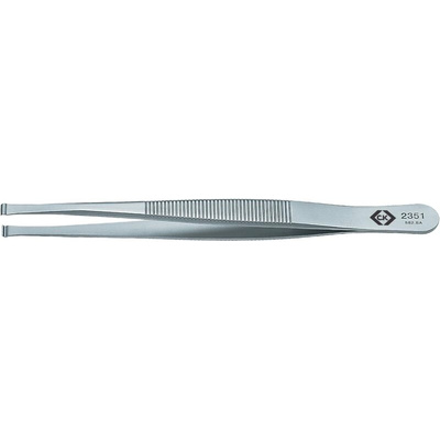 CK 115 mm, Stainless Steel, Rounded, ESD Tweezer