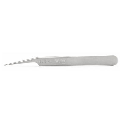 Weller Erem 115 mm, Stainless Steel, Pointed; Relieved, Tweezers