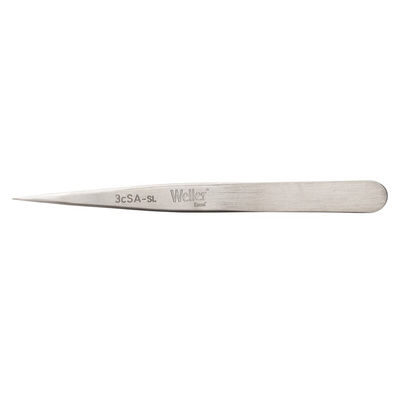 Weller Erem 110 mm, Stainless Steel, Pointed, Tweezers