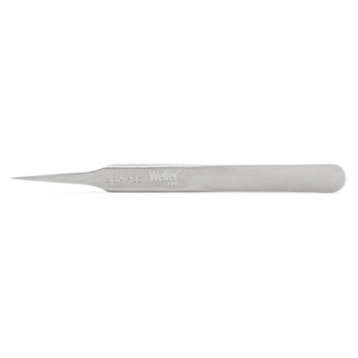 Weller Erem 115 mm, Stainless Steel, Pointed; Relieved, Tweezers