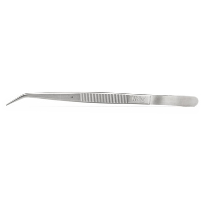 Weller Erem 150 mm, Stainless Steel, Pointed; Inside Serrated, Tweezers
