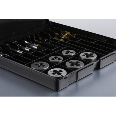 RS PRO Tap, Die & Drill Set, M3 to M10 Thread