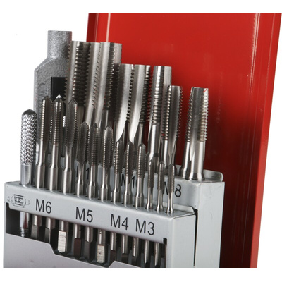 RS PRO Tap Set, M3 to M12 Thread
