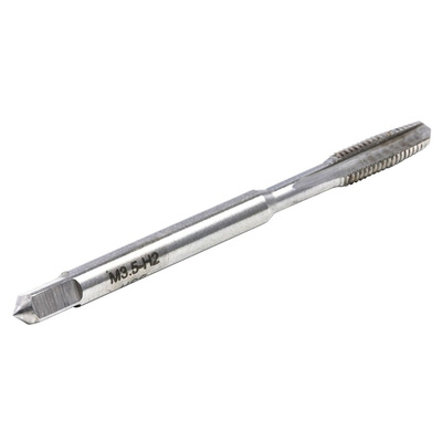 RS PRO Threading Tap, M3.5 Thread, 0.6mm Pitch, Metric Standard, Hand Tap
