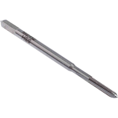 RS PRO Threading Tap, M2 Thread, 0.4mm Pitch, Metric Standard, Hand Tap