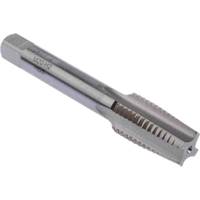 RS PRO Threading Tap, M20 Thread, 2.5mm Pitch, Metric Standard, Hand Tap