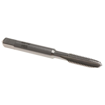 RS PRO Threading Tap, M6 Thread, 1.0mm Pitch, Metric Standard, Hand Tap