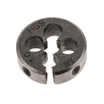 RS PRO Thread Die, M6 x 1mm Pitch, 13/16in od