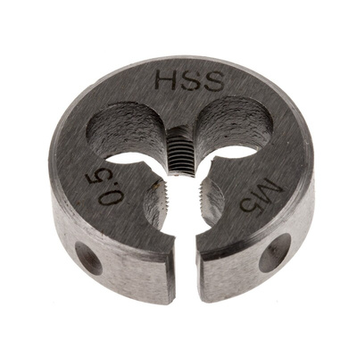 RS PRO Thread Die, M5 x 0.5mm Pitch, 13/16in od