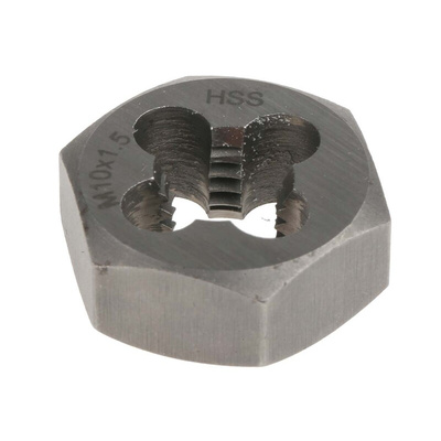 RS PRO 1.5mm Pitch M10 HSS piece Die Nut