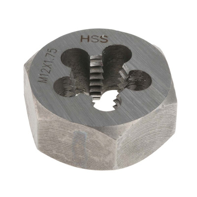 RS PRO 1.75mm Pitch M12 HSS piece Die Nut