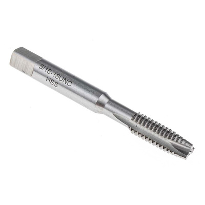 RS PRO Threading Tap, 5/16-18 Thread, UNC Standard