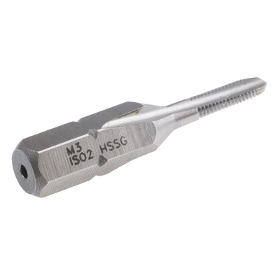 RS PRO Threading Tap, M3 Thread, Metric Standard