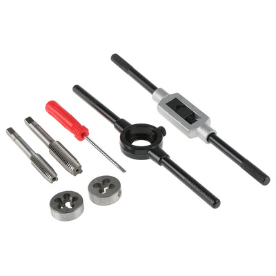CK 21-Piece Carbon Steel Thread Tap & Die Set, 1/8 in NPT - 1/8 in NPT Taps, 1/8 in NPT - 1/8 in NPT Dies