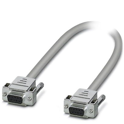 Phoenix Contact D-Sub 9-Pin to D-Sub 9-Pin Female Cable & Connector, 25 V ac, 60 V dc