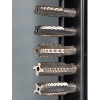 RS PRO 32-Piece HSS Tap & Die Set, M3 - M12 Taps, M3 - M12 Dies