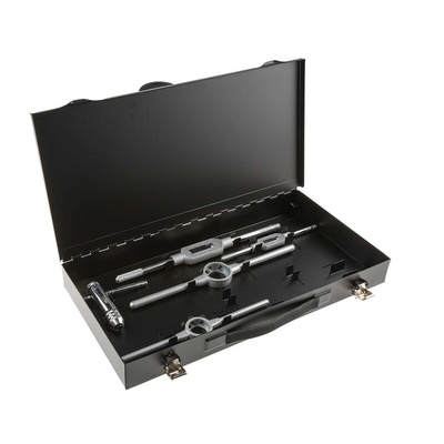 RS PRO 14-Piece HSS Thread Tap & Die Set, 1/4 in UNF - 1/2 in UNF Taps, 1/4 in UNF - 1/2 in UNF Dies
