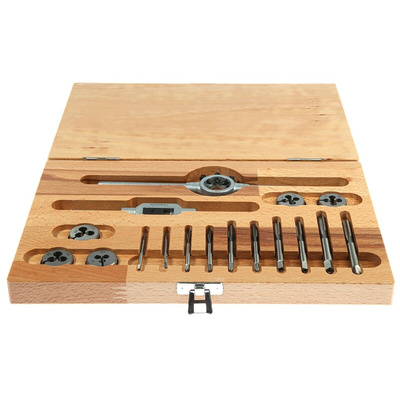 RS PRO 12-Piece HSS Thread Tap & Die Set, M2 - M6 Taps, M2 - M6 Dies