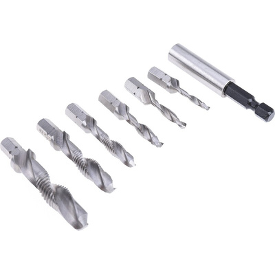 RS PRO Tap & Drill Set, M3 to M10 Thread