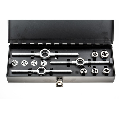 RS PRO 12-Piece Die Set, M3 - M12 Dies