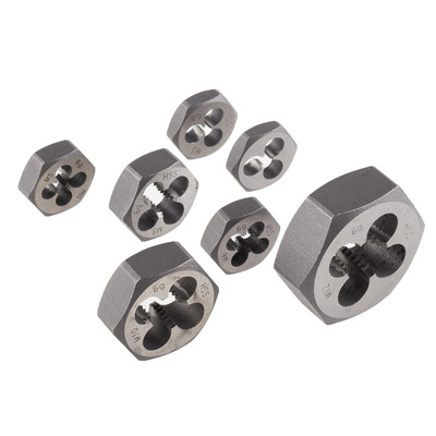 RS PRO M3 to M12 HSS 7 piece Die Nut Set