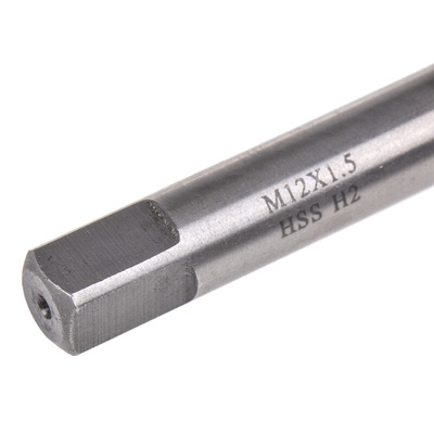 RS PRO Threading Tap, M12 Thread, 1.5mm Pitch, Metric Fine Standard